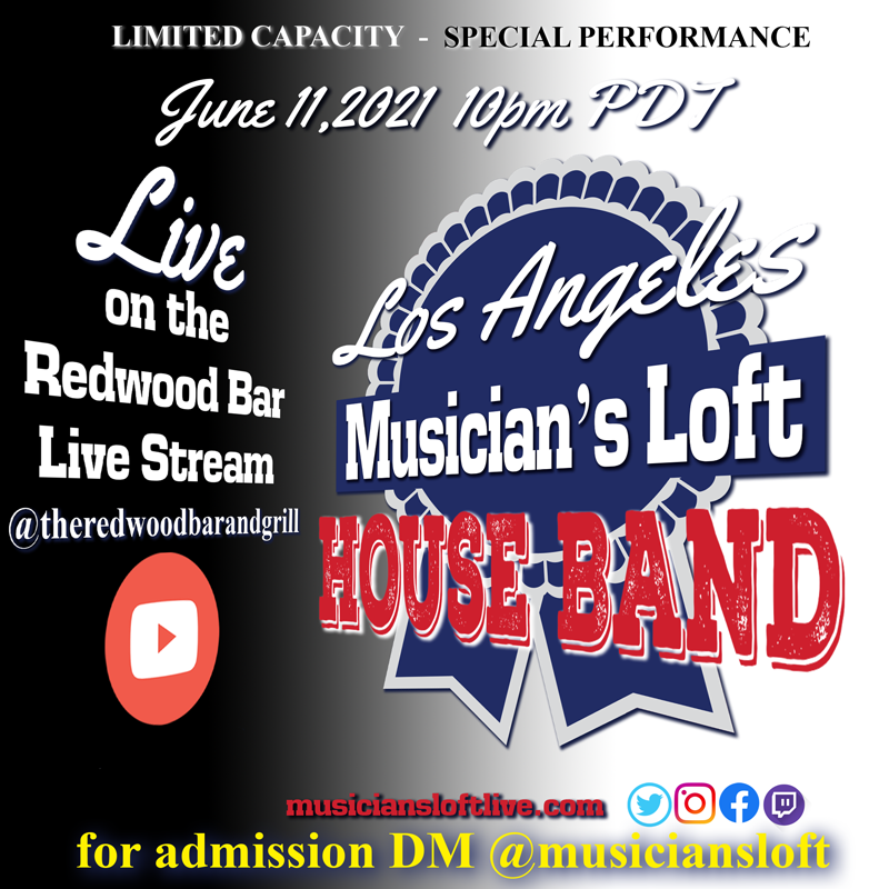 ML HOUSE BAND Showbill - 6/11/2021